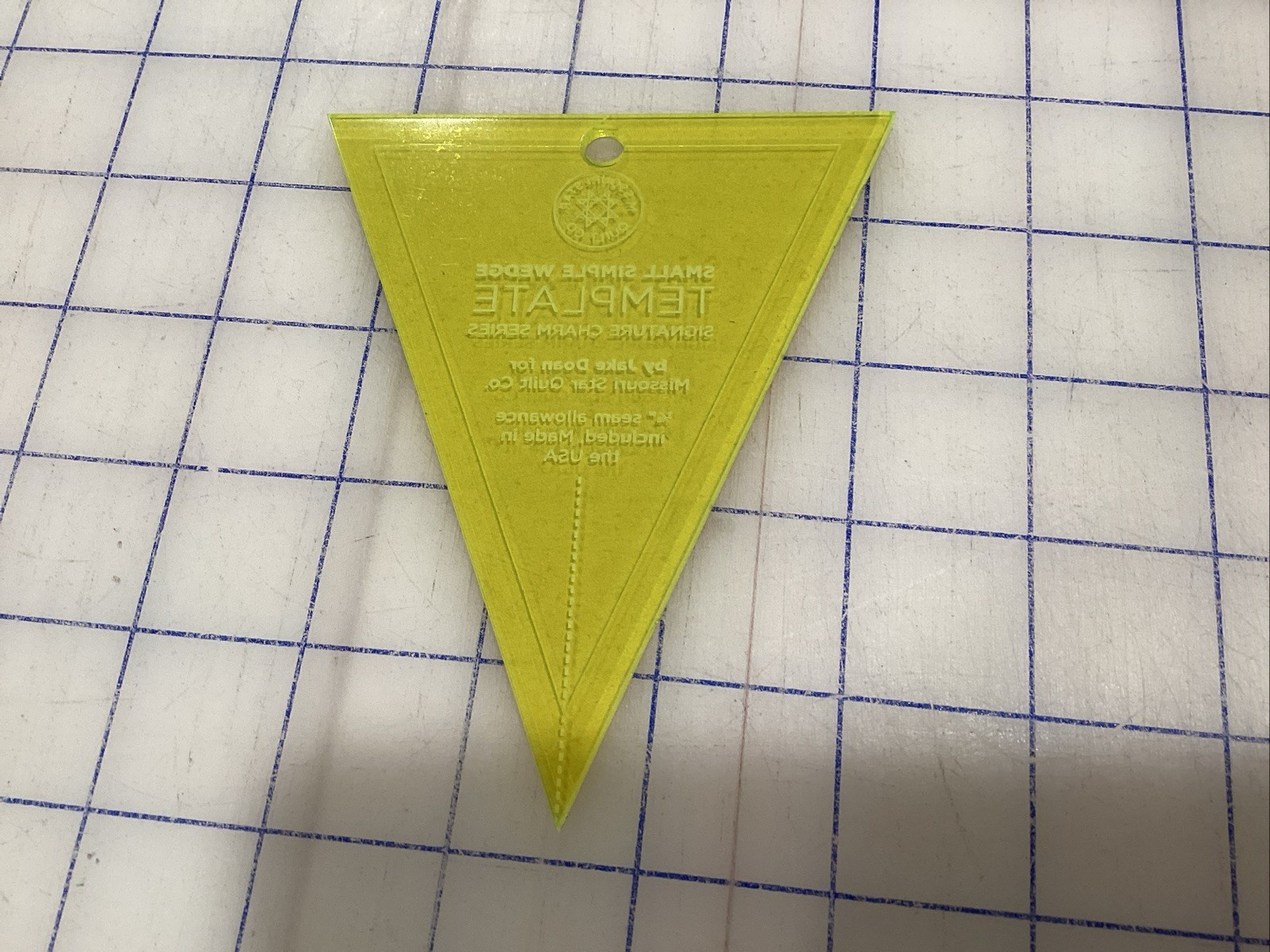 Missouri Star Quilt Company, Small Simple Wedge Template