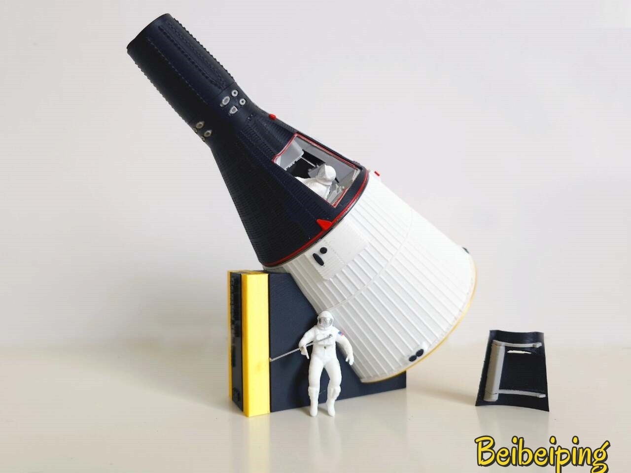 1/32 7.6'' High Gemini Manned Spacecraft 3D Printed Plastic Finished Model NEW