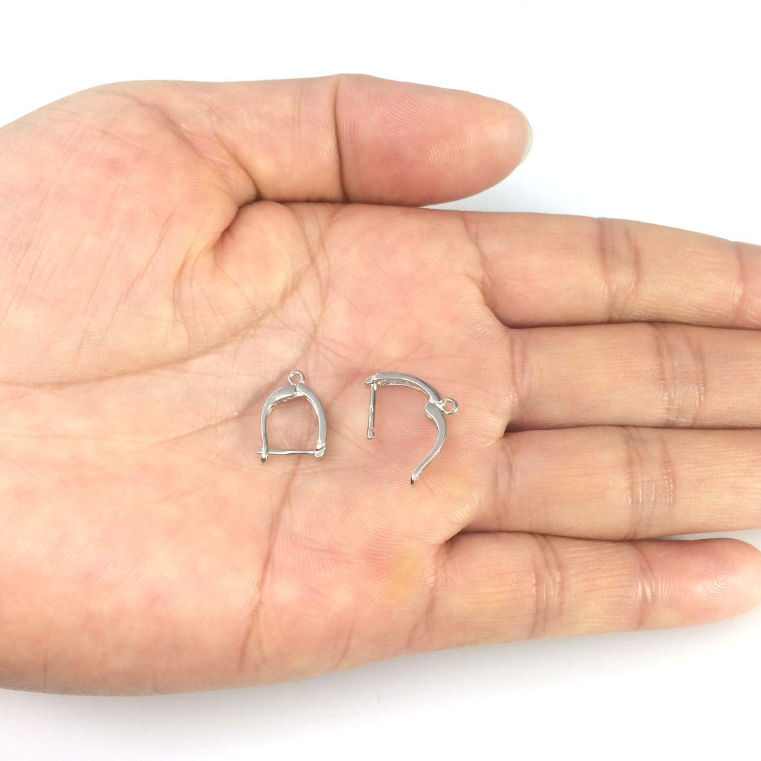4pcs Authentic Sterling Silver Leverback Earring Hooks Strong Dangle Ear Wire...