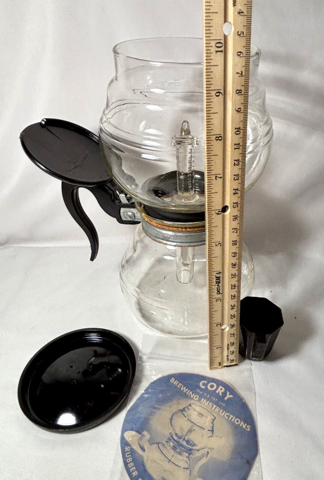 Vtg Cory DLL/ DLU Coffee Brewer Pot 4-8 Cup FILTER ROD