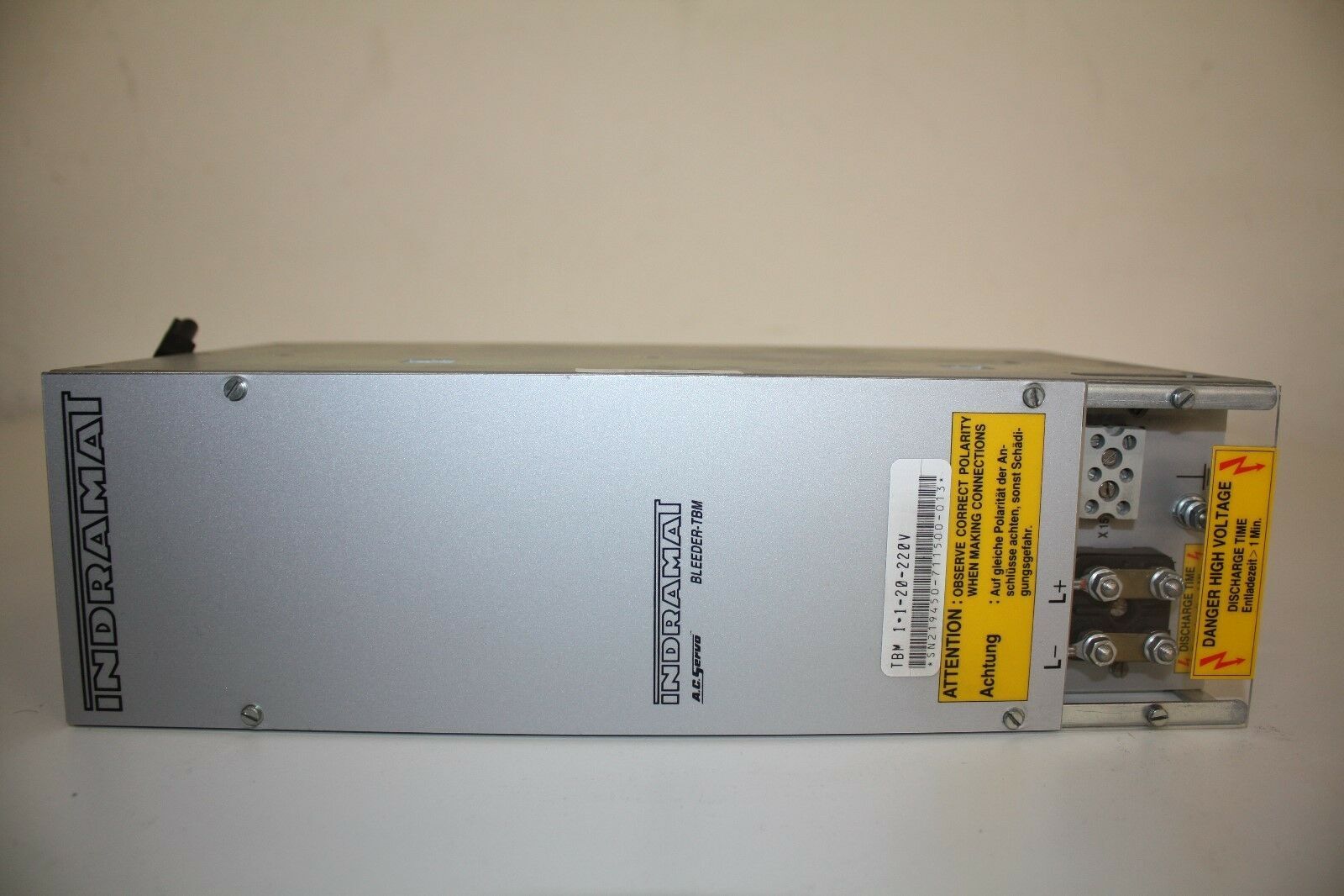 INDRAMAT BLEEDER Module TBM 1.1-20-220V TBM 1-1-20-220V #1010271