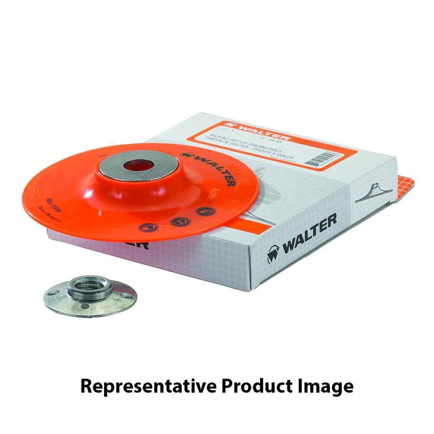 Walter Surface Technologies 15D044 Backing Pad Assembly - 4 ½ in. Sanding D