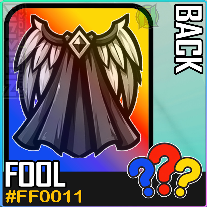 World Zero WZ - COSMETICS - #FF0011 (FOOL) - BACK