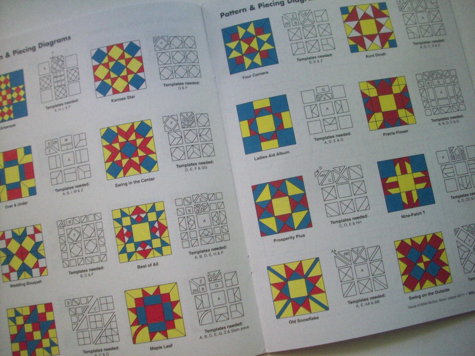 Nifty Nine-Patch Pot Holders Potholders 48 pieced block designs