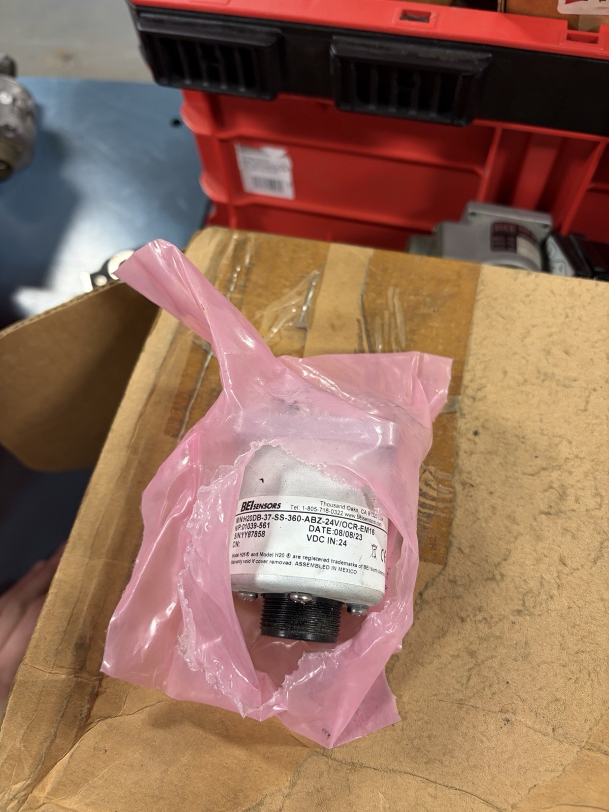 NEW BEI H20DB-37-SS-360-ABZ-24V/0CR-EM16 INDUSTRIAL ENCODER