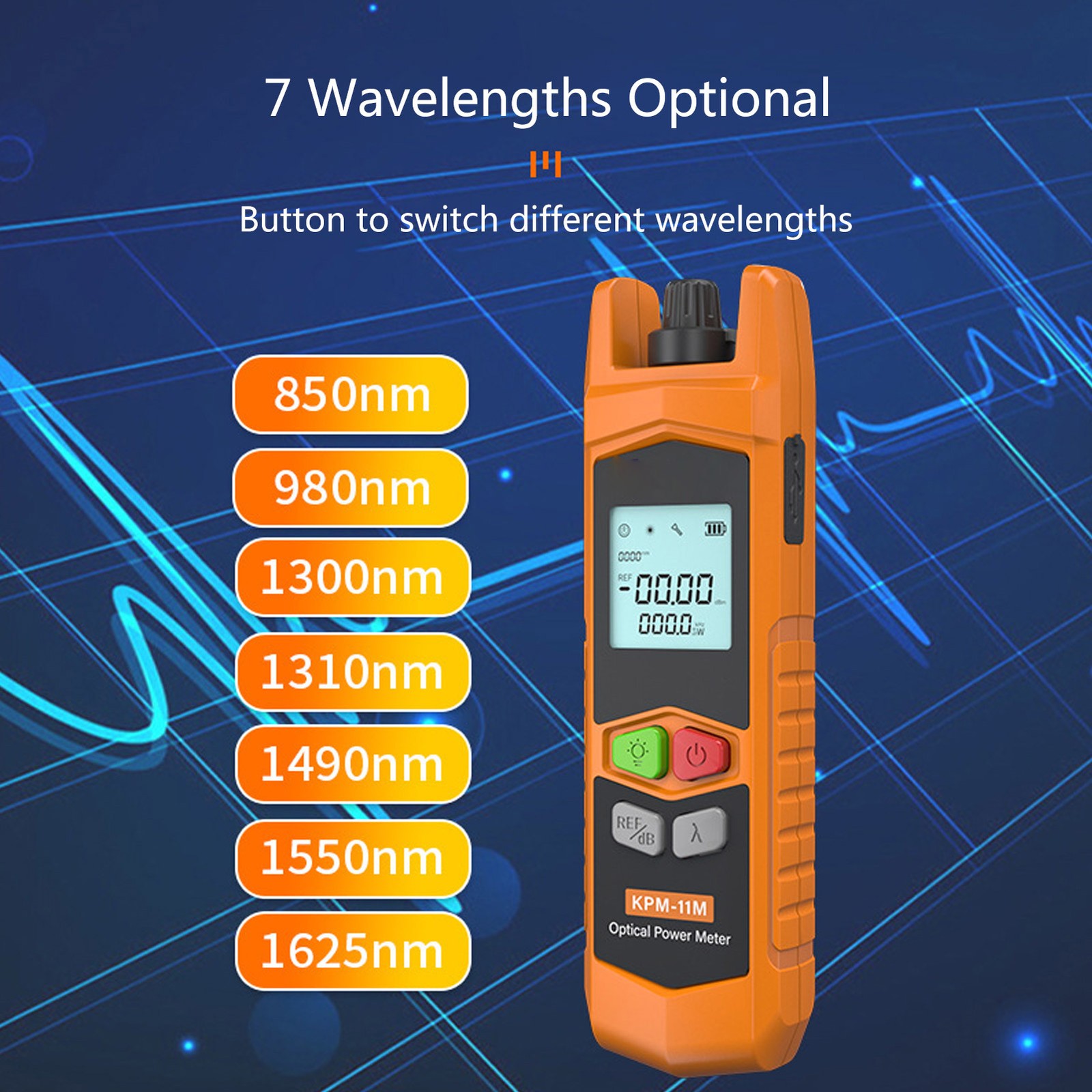 1 Mini Optical Power Meter High Precise Tester For Fiber Optics