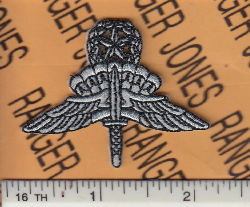 US Master Military Freefall MFF Airborne wing 2" cloth qualification award patch
