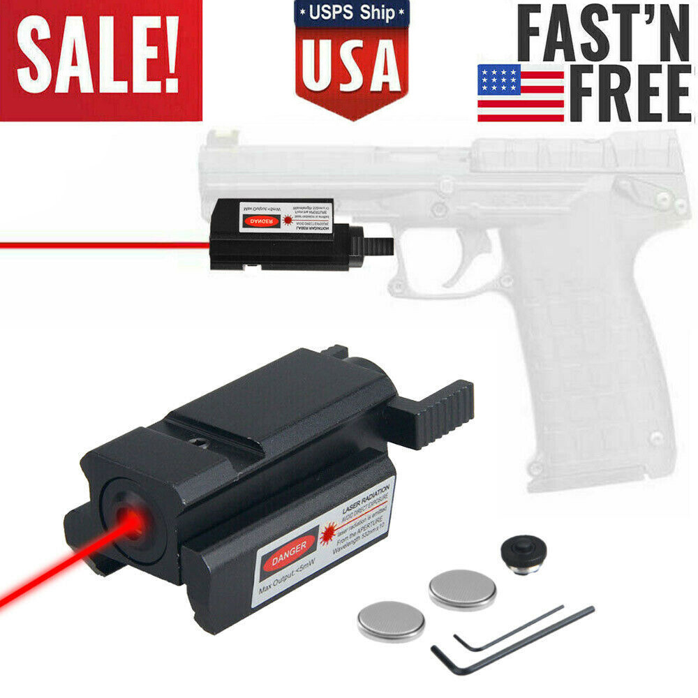 US Low Offset Red Laser Sight for Glock 17 19 20 21 22 31 34 35 Pistol Gen 3/4/5