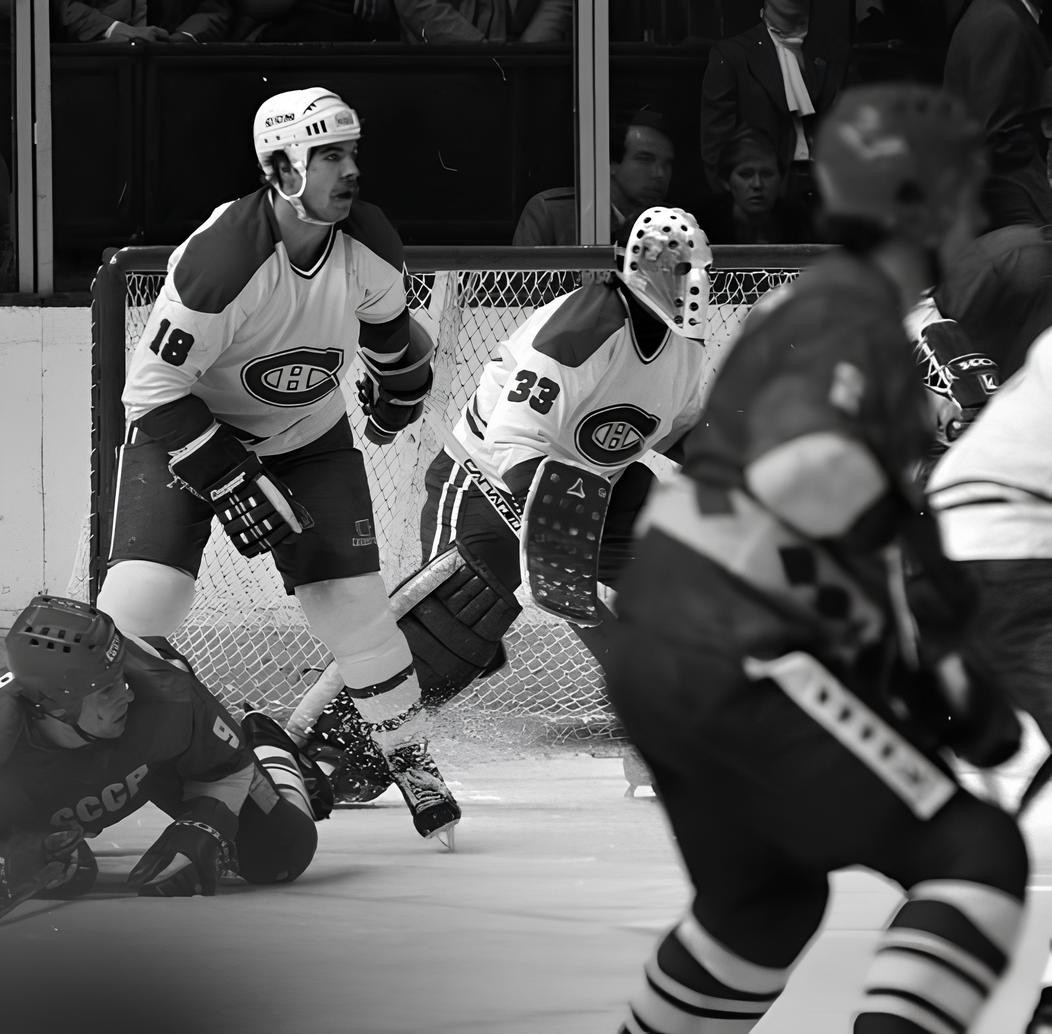 HOCKEY PHOTO PRINT NHL  MONTREAL CANADIENS RICHARD SEVIGNY BILL ROOTS