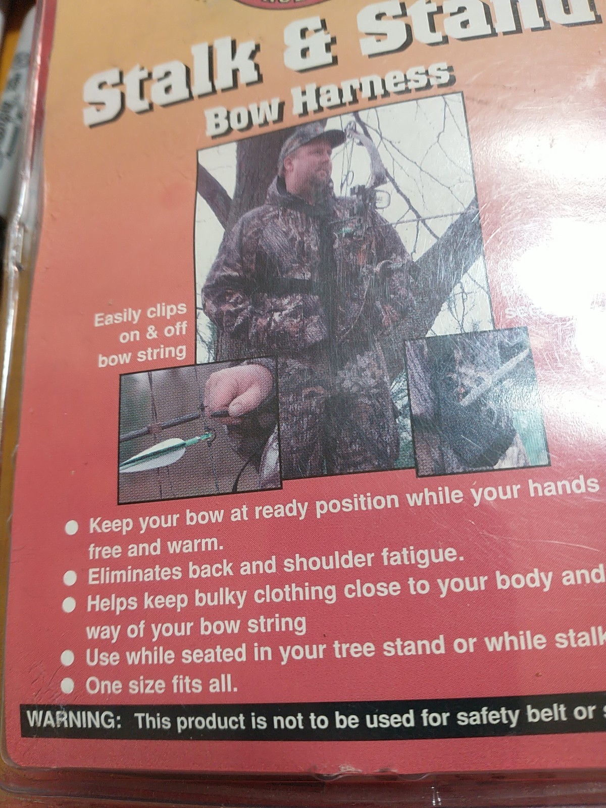 Pine Ridge Archery Products Stalk & Stand Bow Harness #2545 NOS