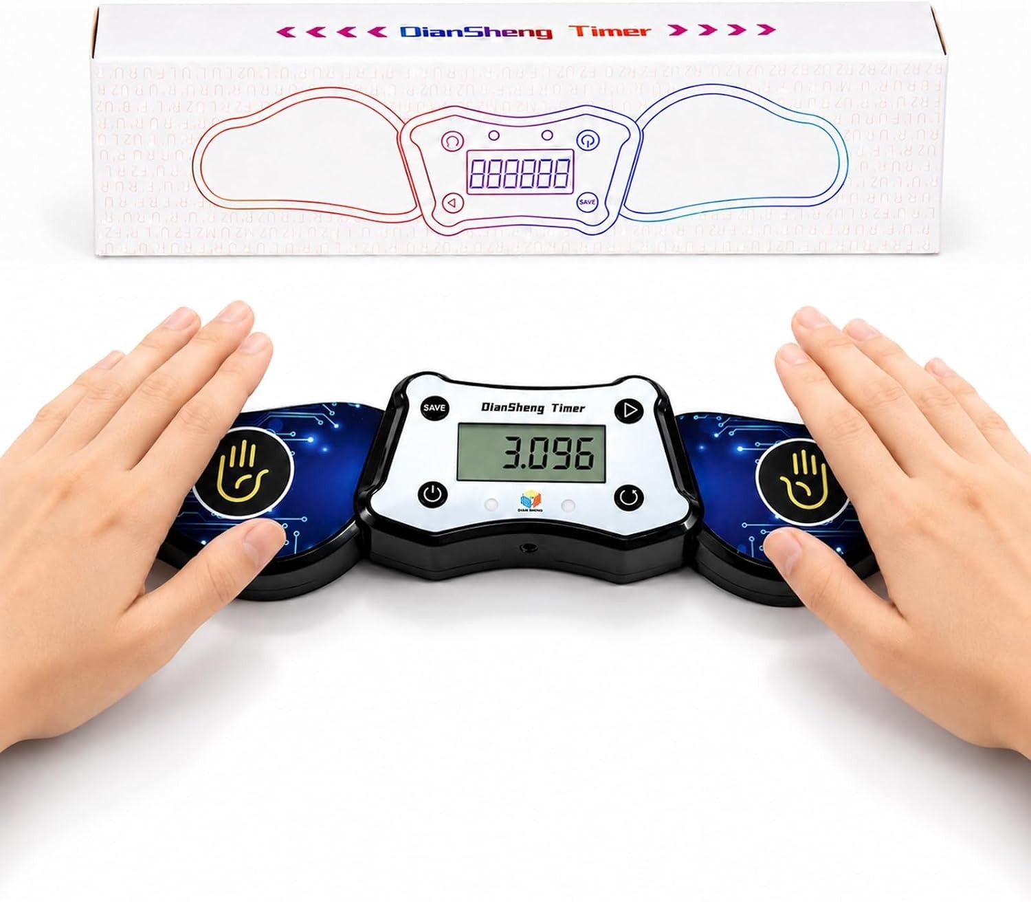 Speed Cube Competition Timer, High Precision Touch Control Timer for Speed Tr...
