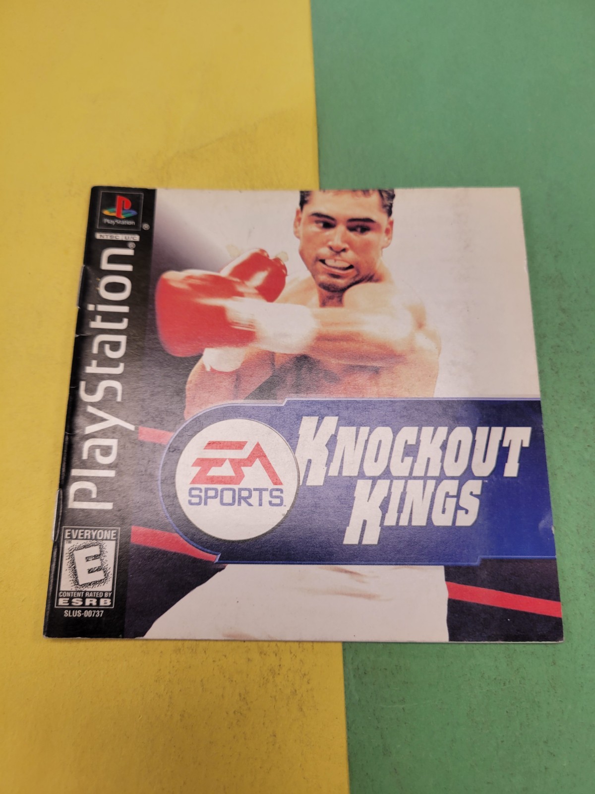 Knockout Kings (Playstation 1 PS1) Booklet / Manual Only w/ Reg Card