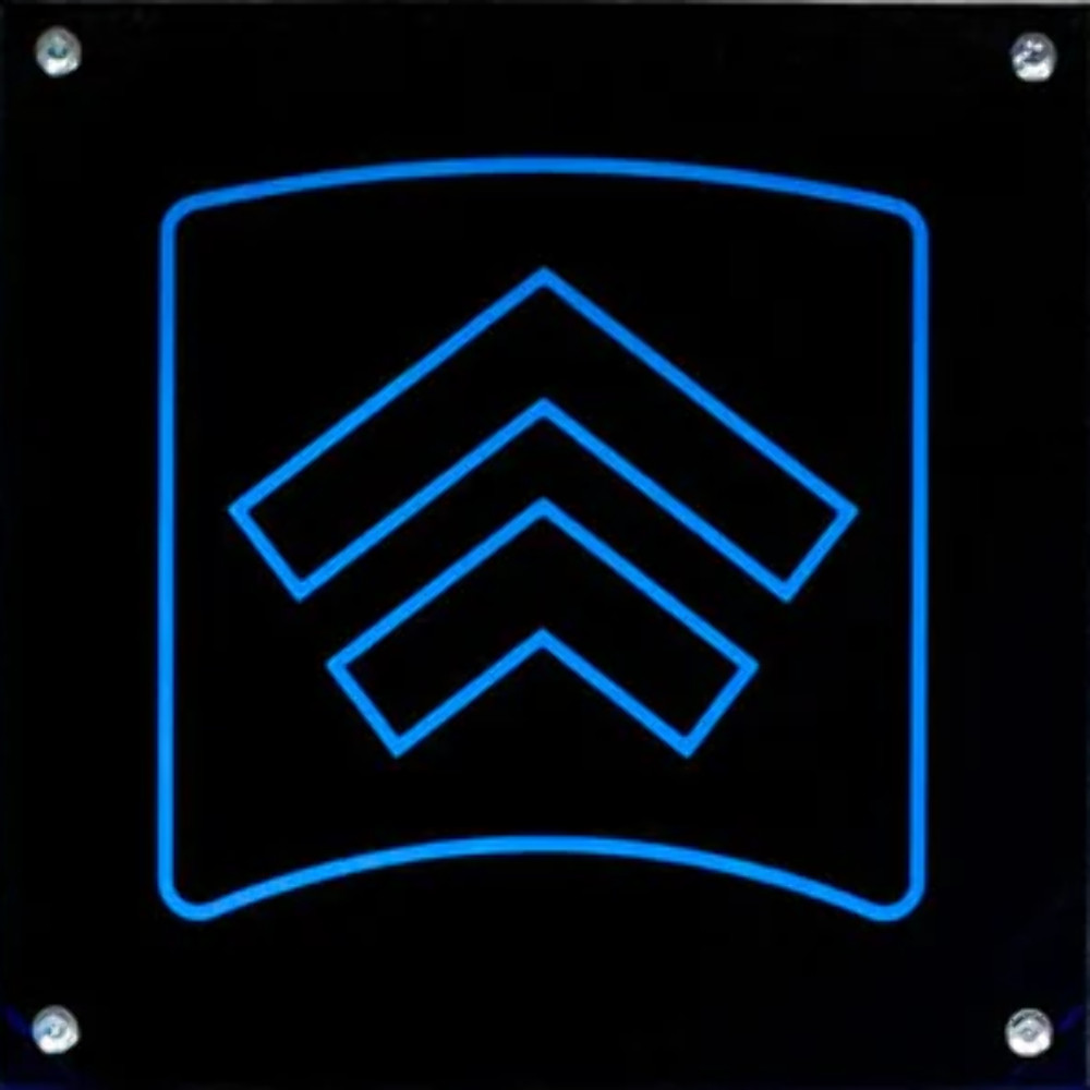 L-TEK Prime Panel - Black with Blue/Red Arrows