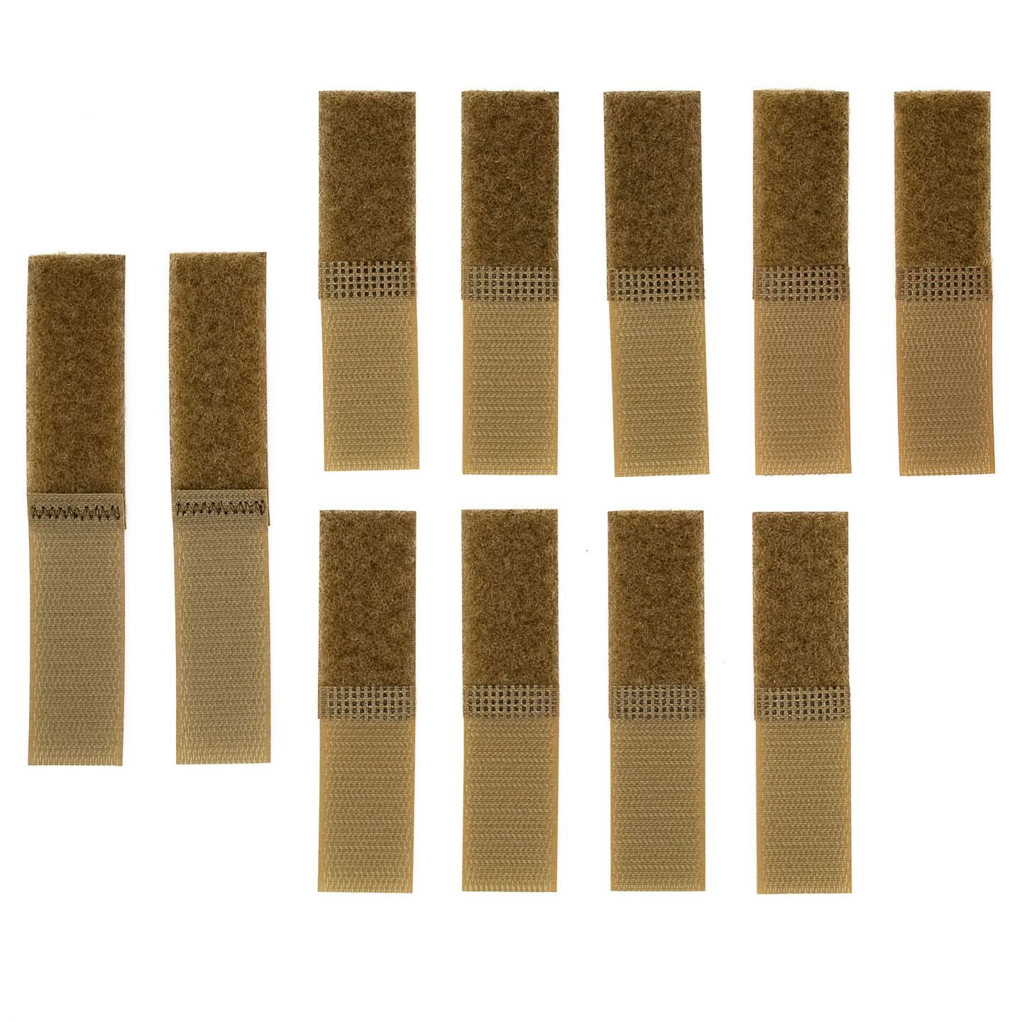 Official VELCRO® Webbing Strap Keeper Set - for USMC FILBE Assault Pack - Coyote