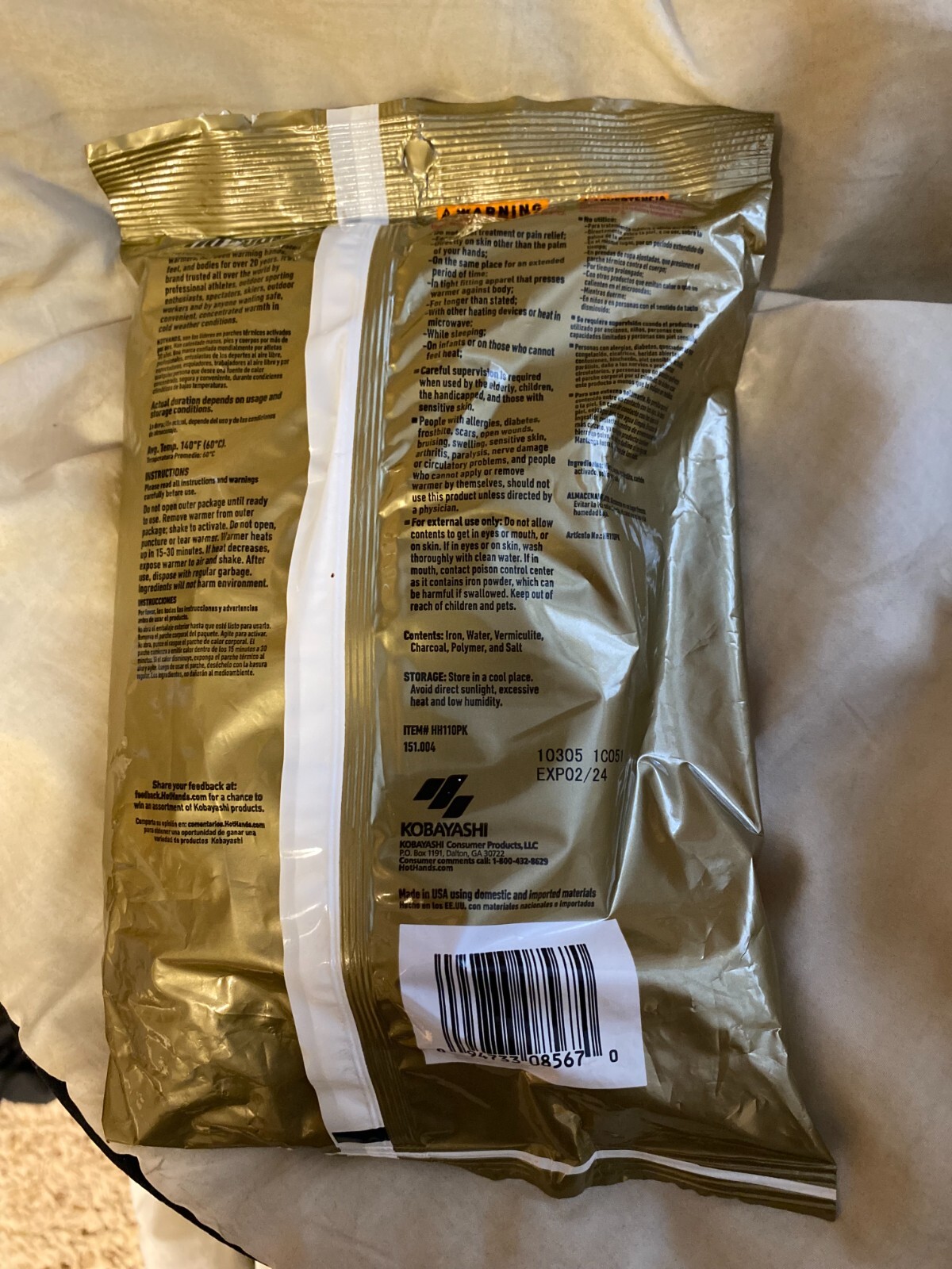 HotHands Body & Hand Super Warmers - Long Lasting 2/2024