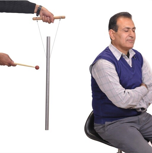 Healing Tuned Pipe 586 Hz 20" Circulation louder than Tuning fork sound therapy