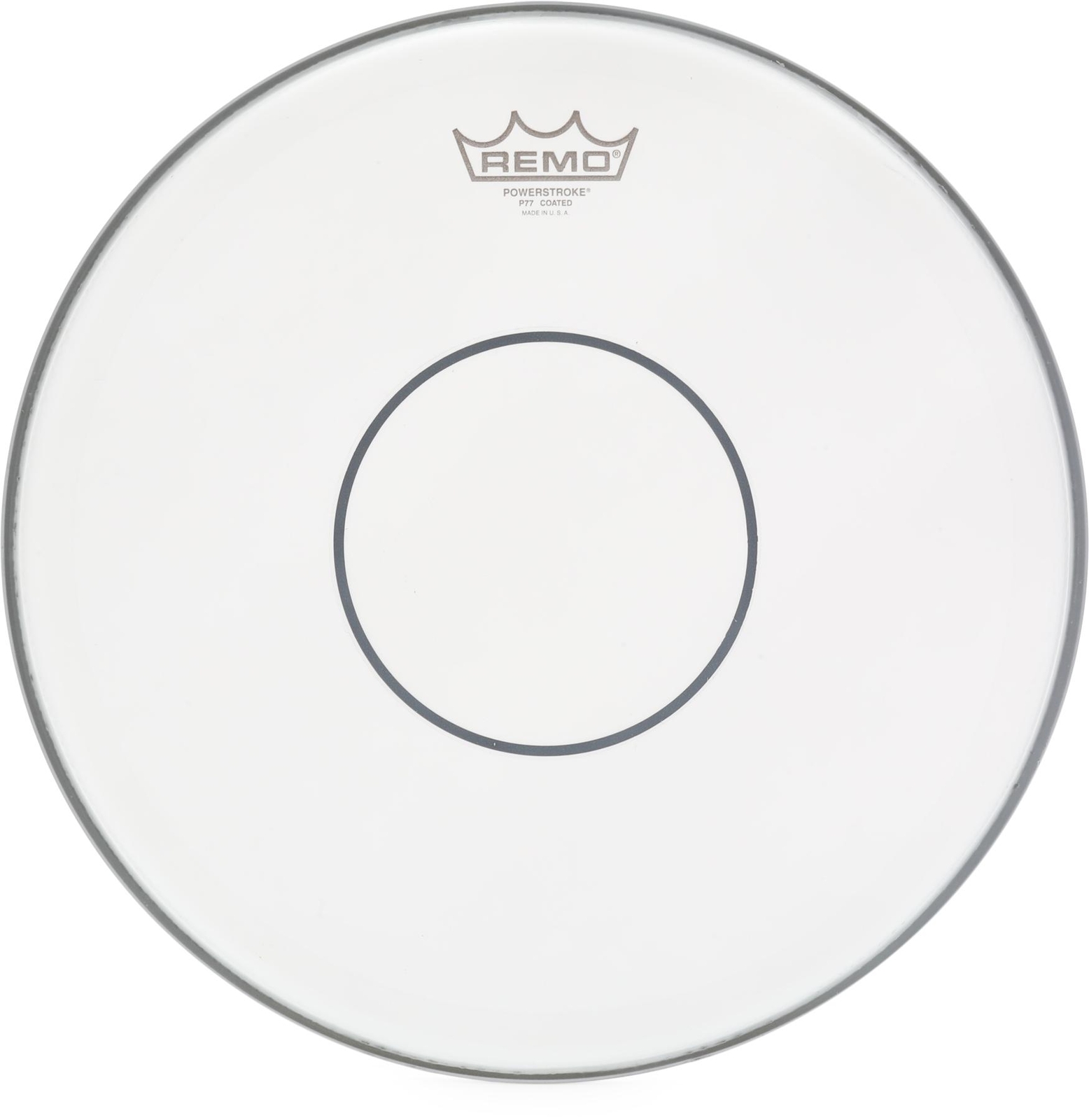 Remo Powerstroke 77 Coated Snare Head with Clear Dot - 14"