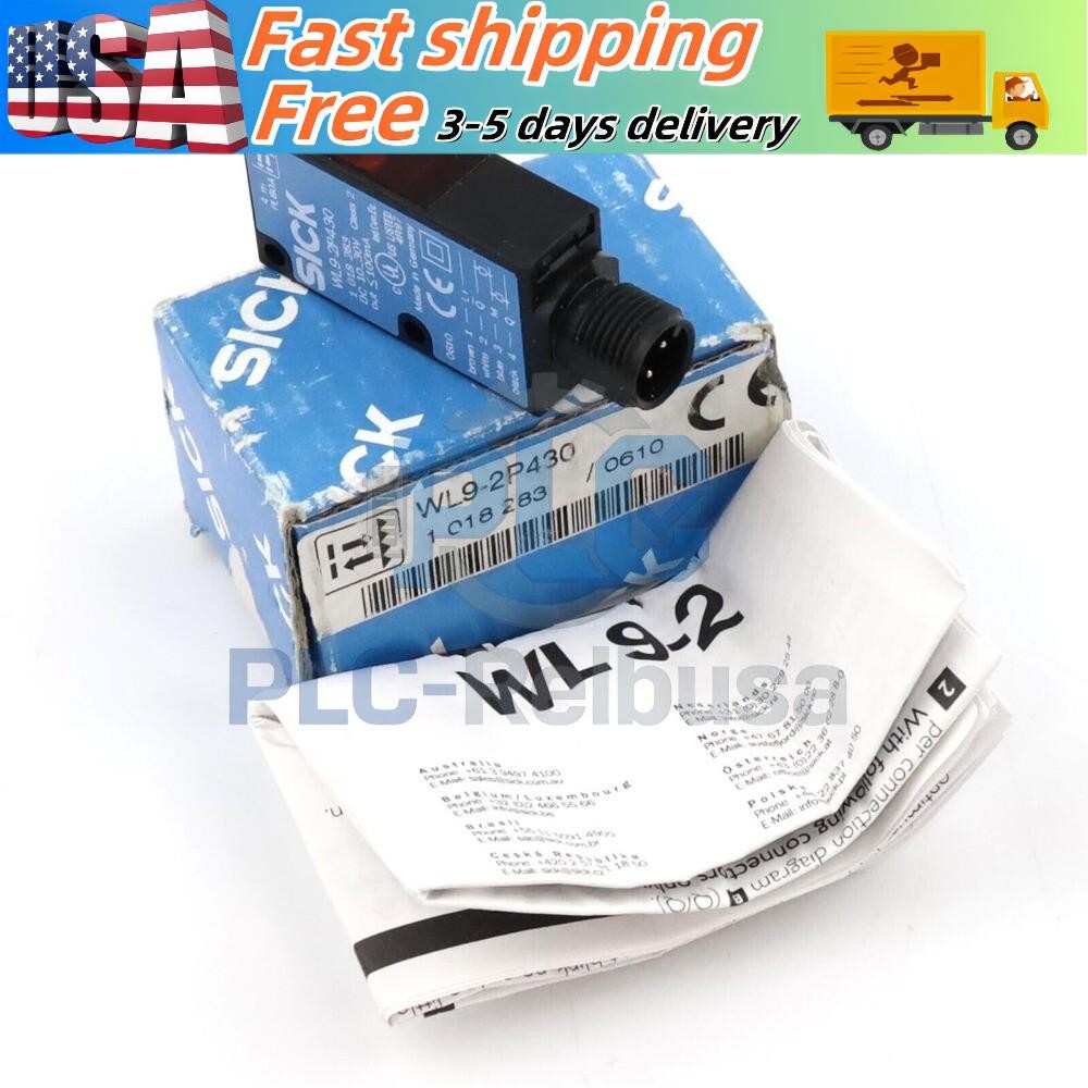 US FREE TAX  SICK WL9-2P430 WL92P430 1018283 Reflections Light Barrier