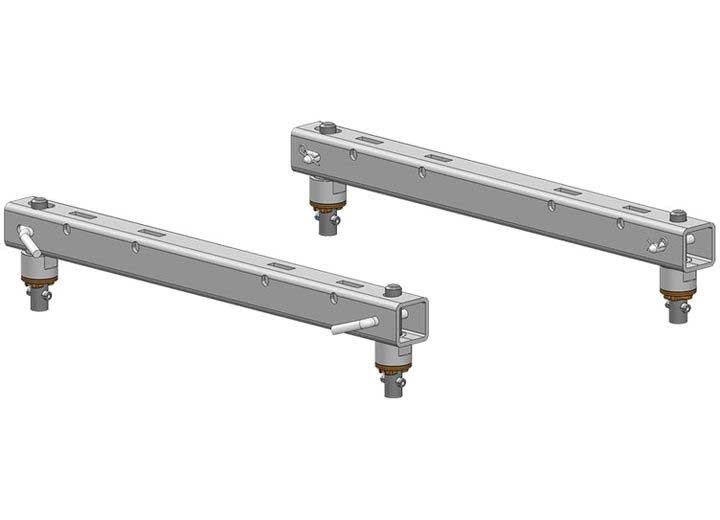 PullRite 4444 20K Industry Standard to OE Puck Rail Adapter for Select GM Trucks