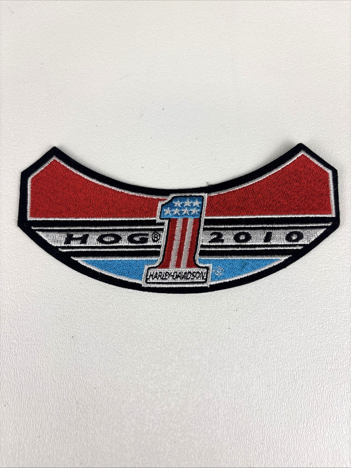 HOG Harley-Davidson Owners Group 2010 H.O.G Embroidered Vest Jacket Rocker Patch