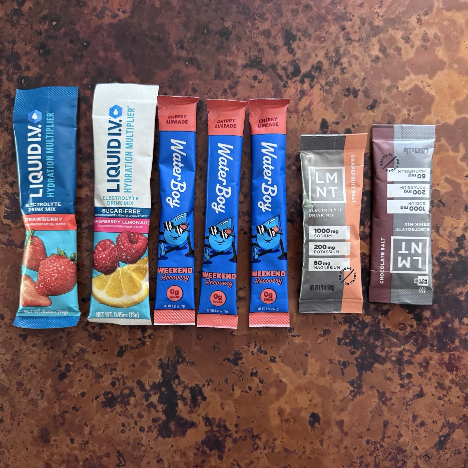 Variety of Electrolytes - Individual Packets
