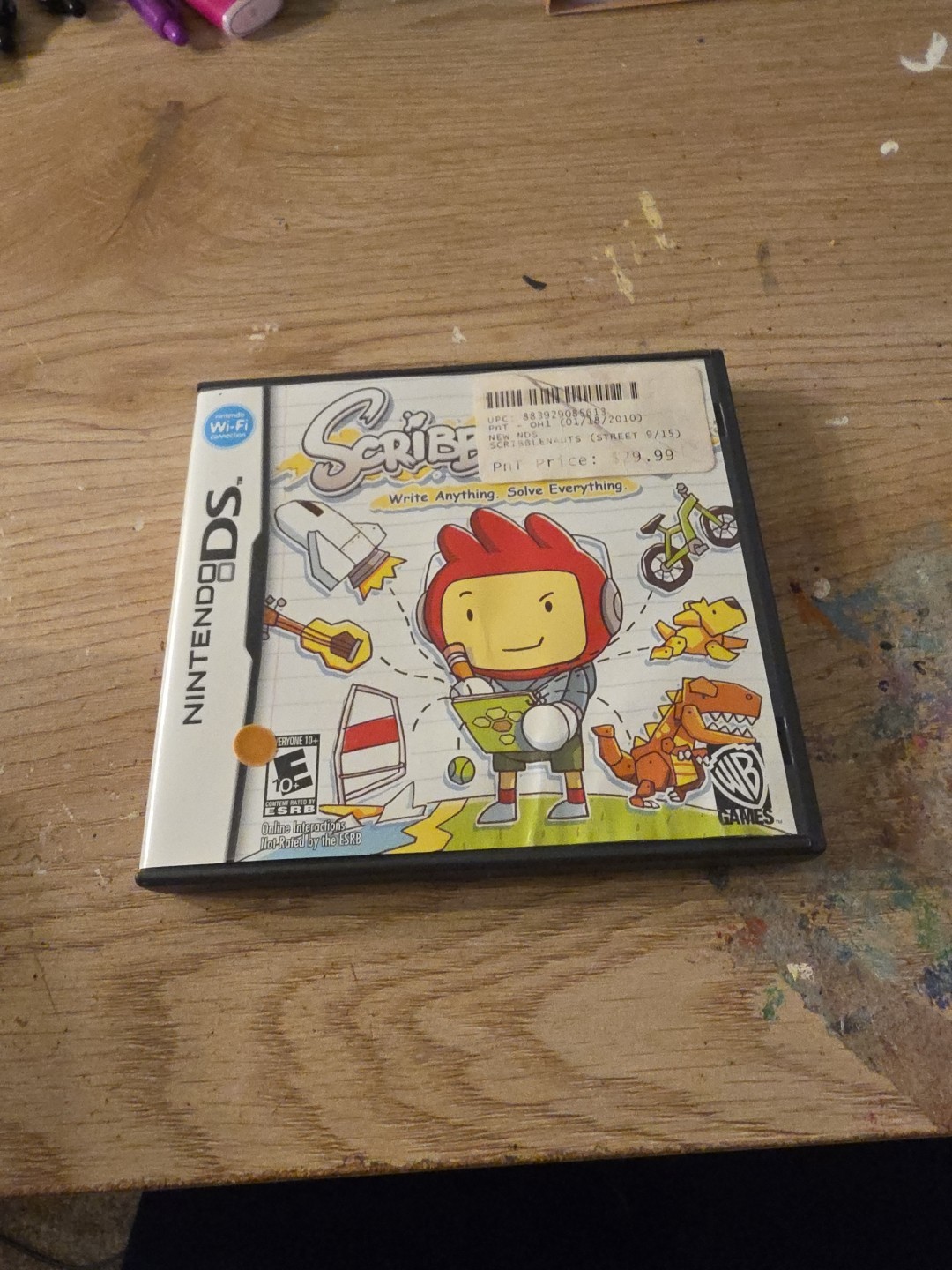 Nintendo Ds Scribblenauts Case Manual And Inserts Only