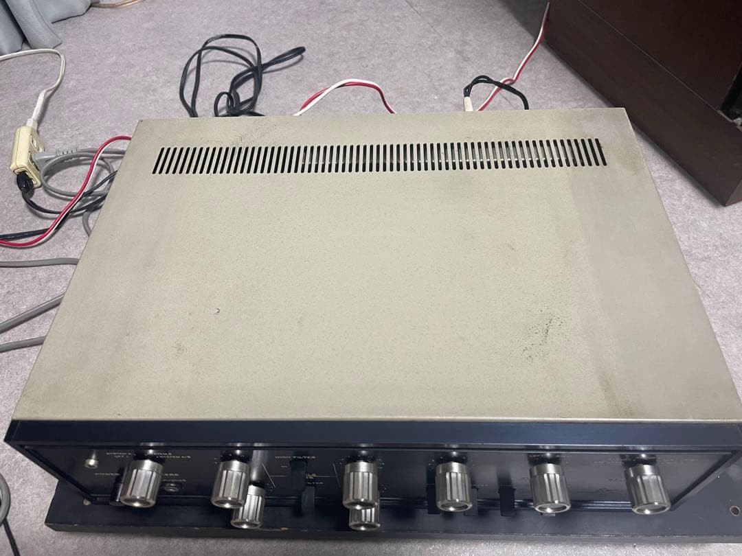 Sansui AU-555 Amplifier TU-555 Tuner Vintage 1970s Japan For Repair w/ Schematic