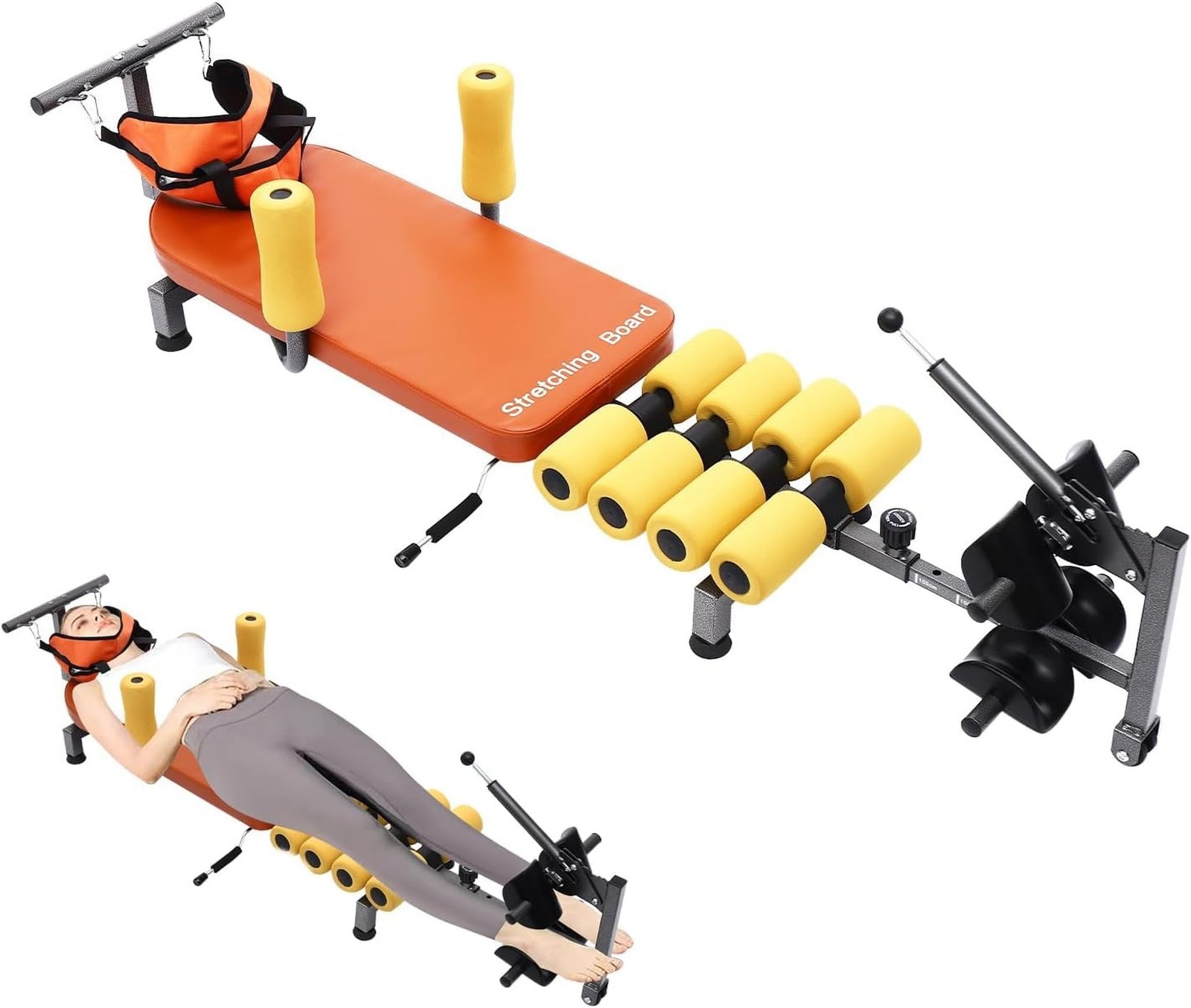 Professional Spinal Decompression Machine & Inversion Table - Back Stretcher ...