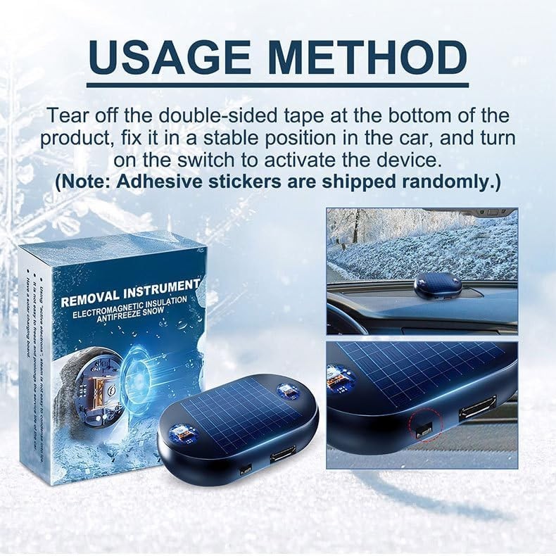 Electromagnetic Anti-Freezing Device,Anti-Freeze Electromagnetic Snow 2pcs