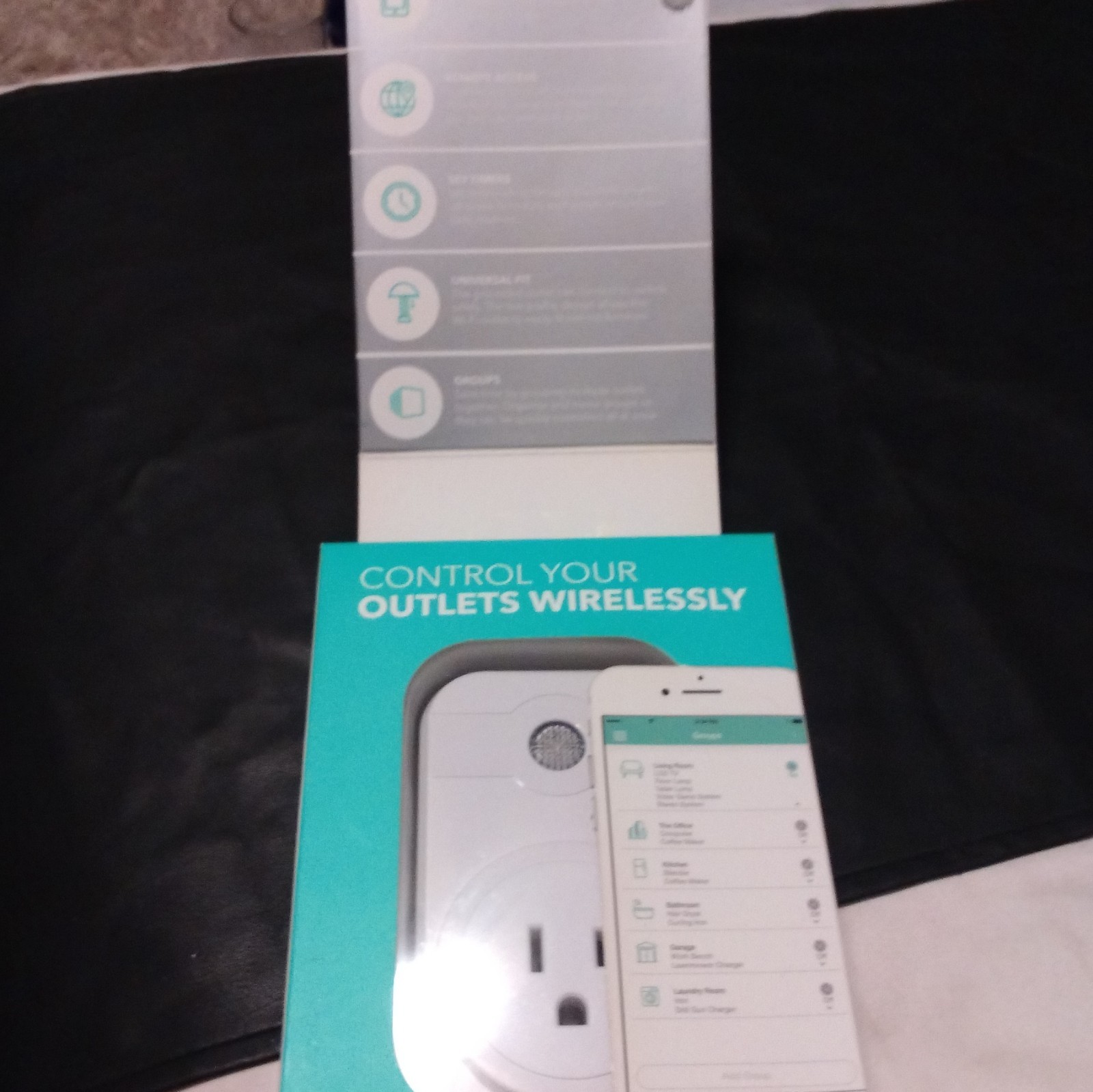 North Wi-Fi Smart Plug Outlet, White, Timer Remote/Mobile Control, Indoor