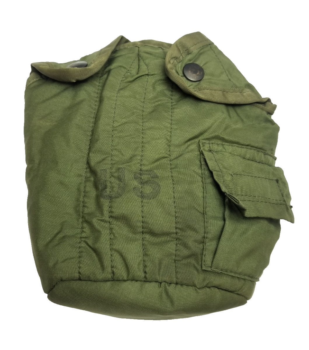 US Military Canteen Cover with Vertical Stitching Dated 1972 - US Army MINT