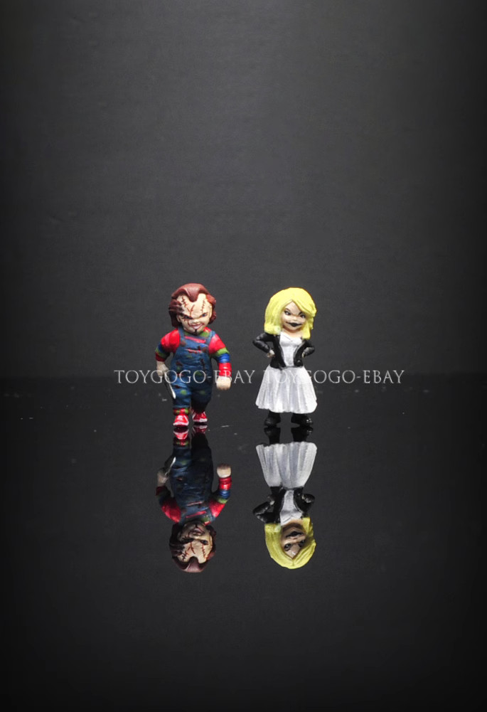 3D PRINT 1/64 painted killer Chucky  FIT 1:64 CAR street diorama