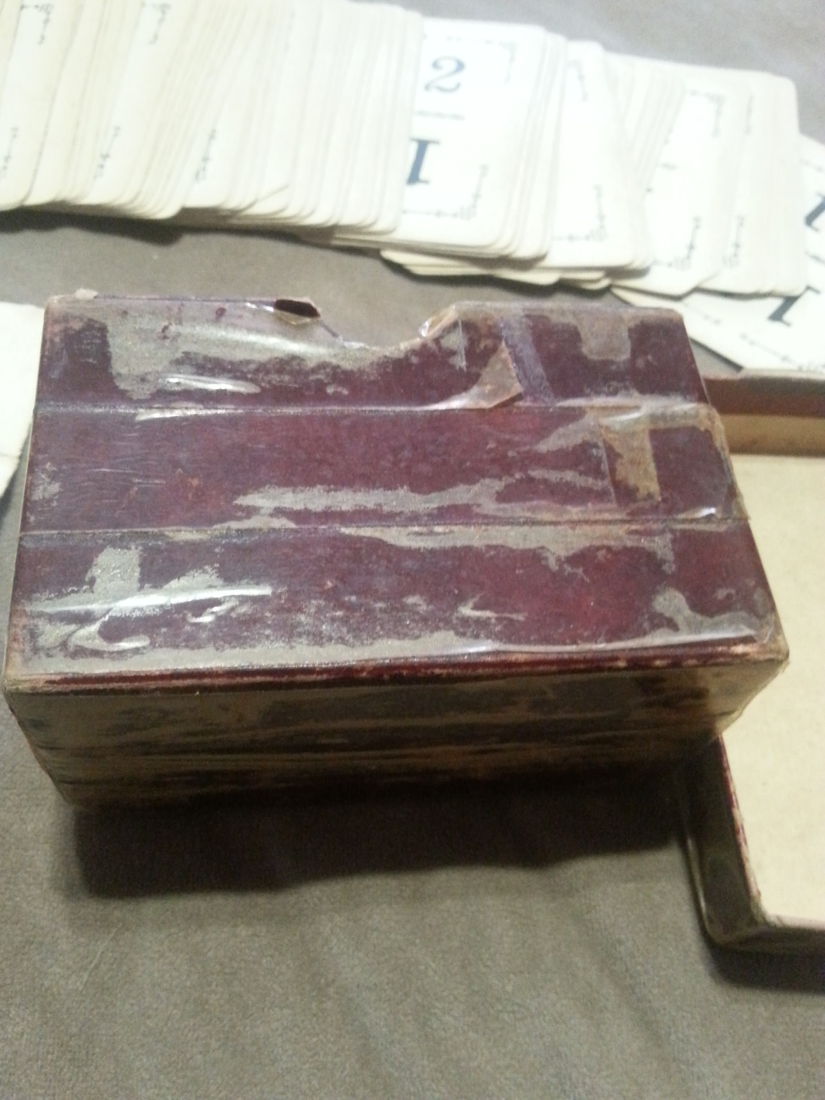 Vintage Flinch Card Game - Original Instructions - Box