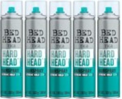 TIGI Bed Head Hard Head Hairspray for Extra Strong Hold 11.7 oz 5 PACK