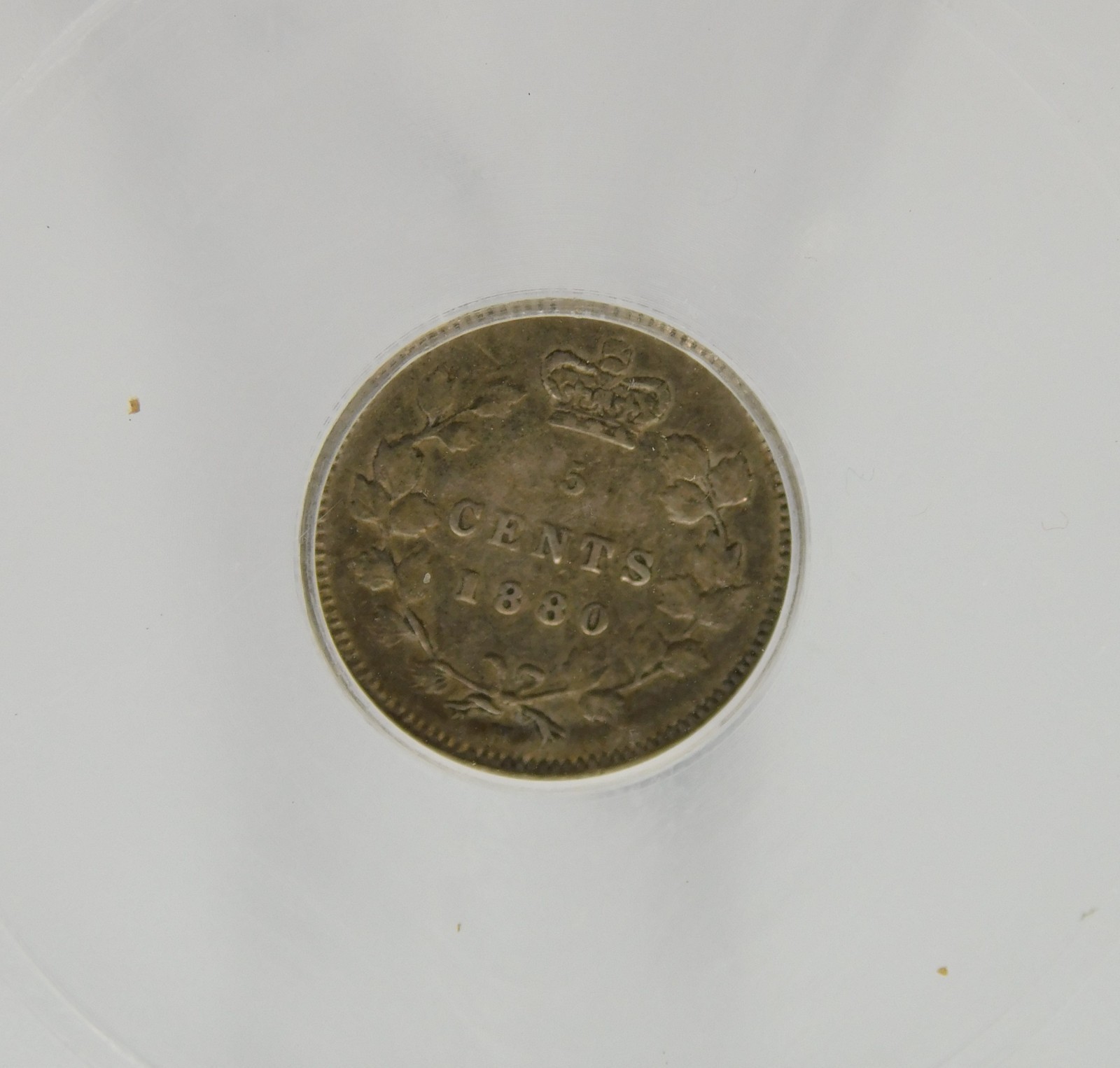 1880-H CANADA FIVE CENT ICG VF30 (BT1174)