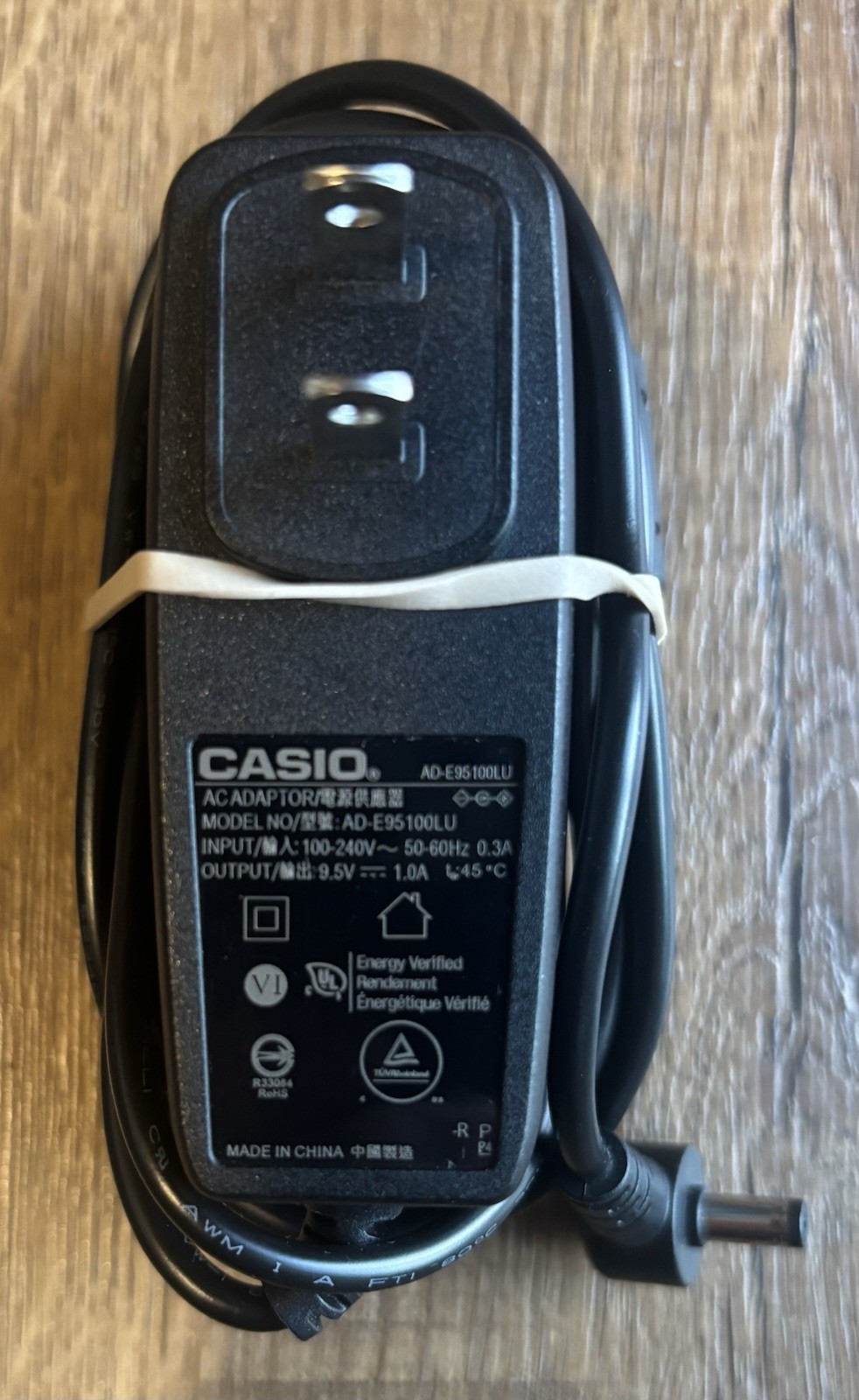 Genuine Casio AD-E95100LU AC Adapter 9.5V 1.0A for Casio Keyboard PSM10A-095VE