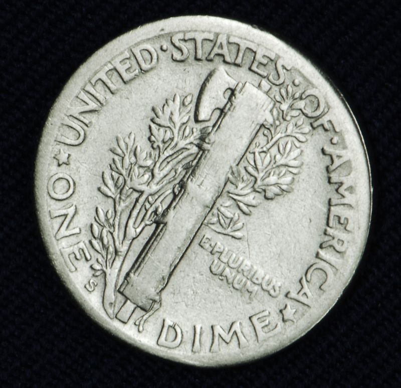 1927-s Mercury Head Dime. Better Grade. (Inventory A)