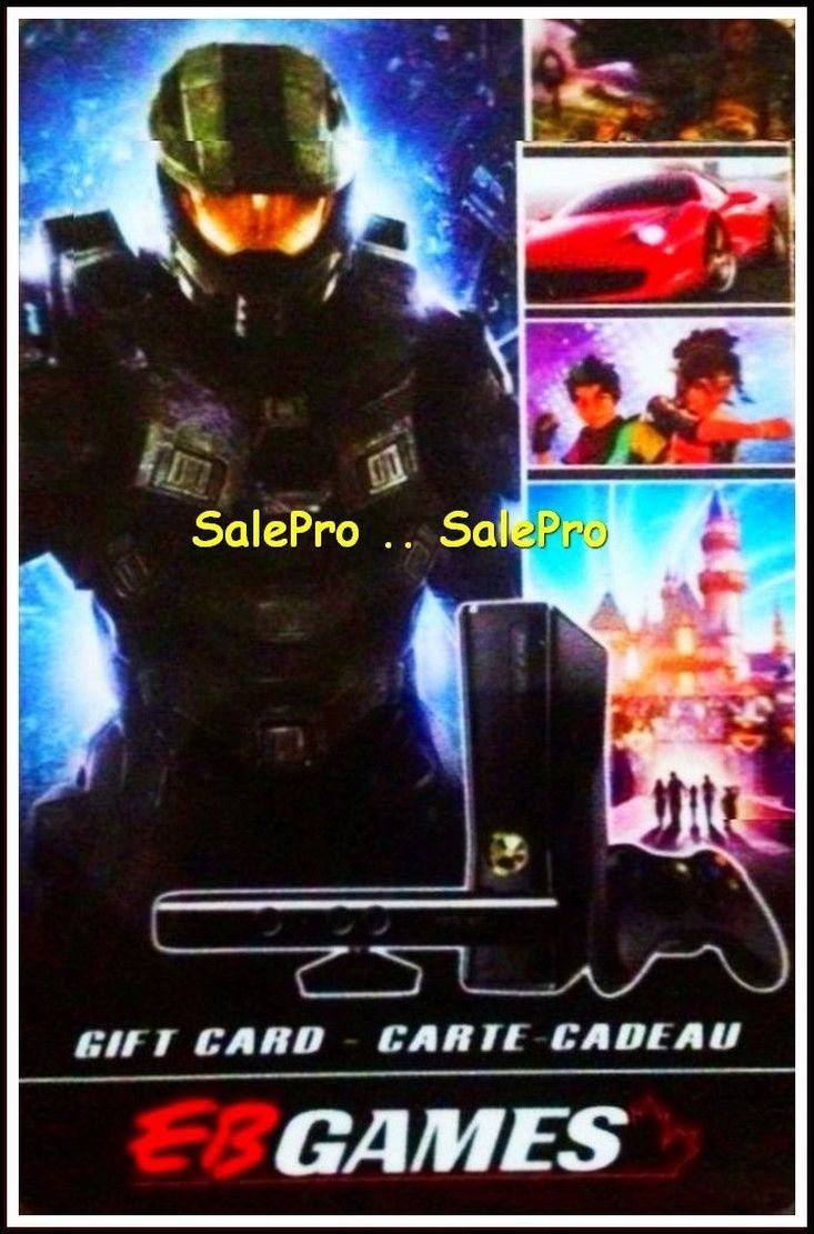 EB GAMES 2011 2012 HALO CALL OF DUTY MW3 RPG SHOOTING COLLECTIBLE GIFT CARD