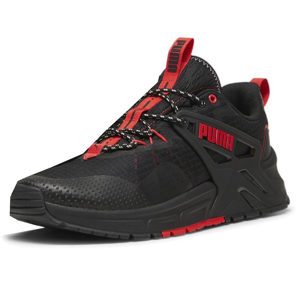 PUMA Pacer Plus Trail Lace Up Mens Black Sneakers Casual Shoes 39766902