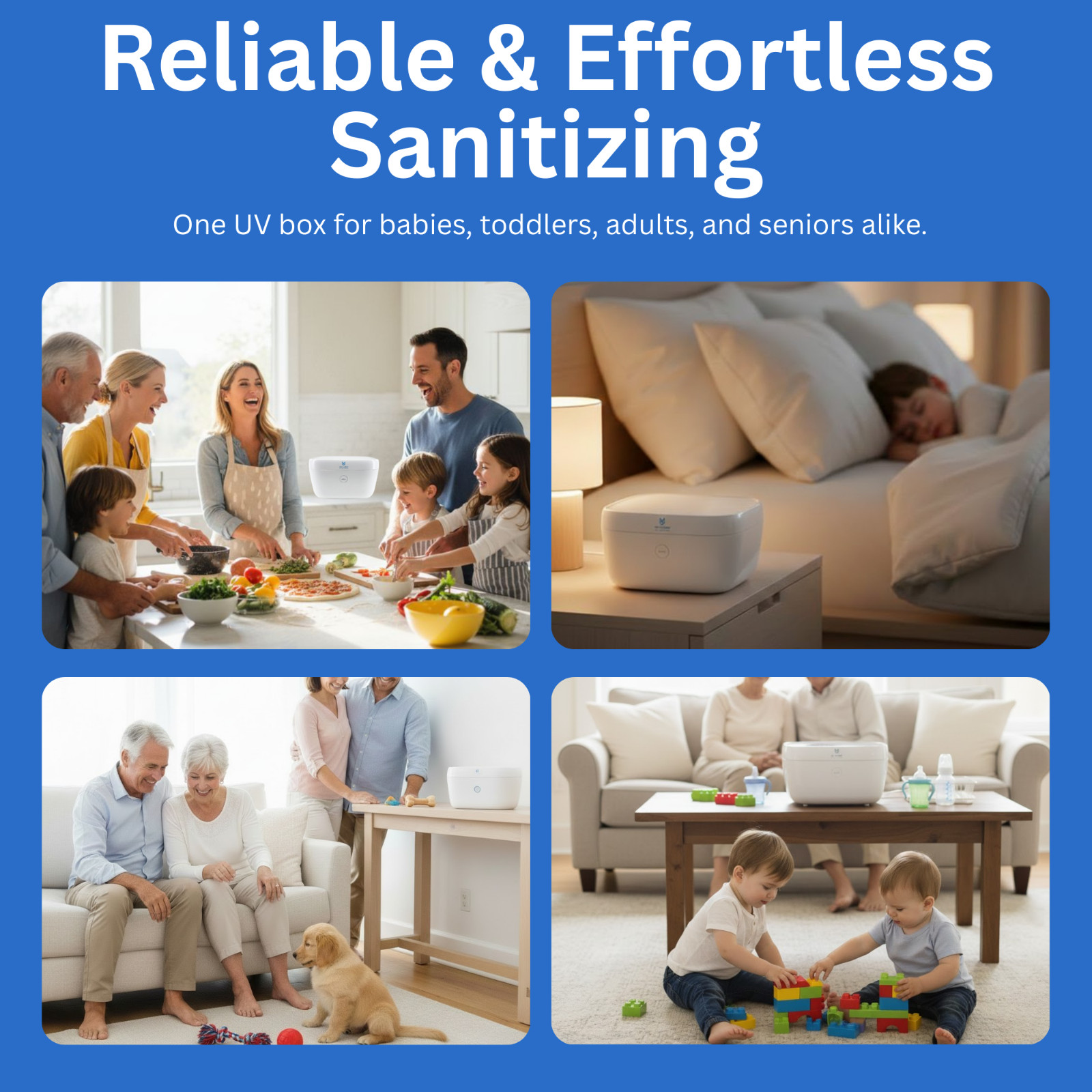 Proximity UV-Clean UV-Cube Disinfecting Box 3 Cycle Modes