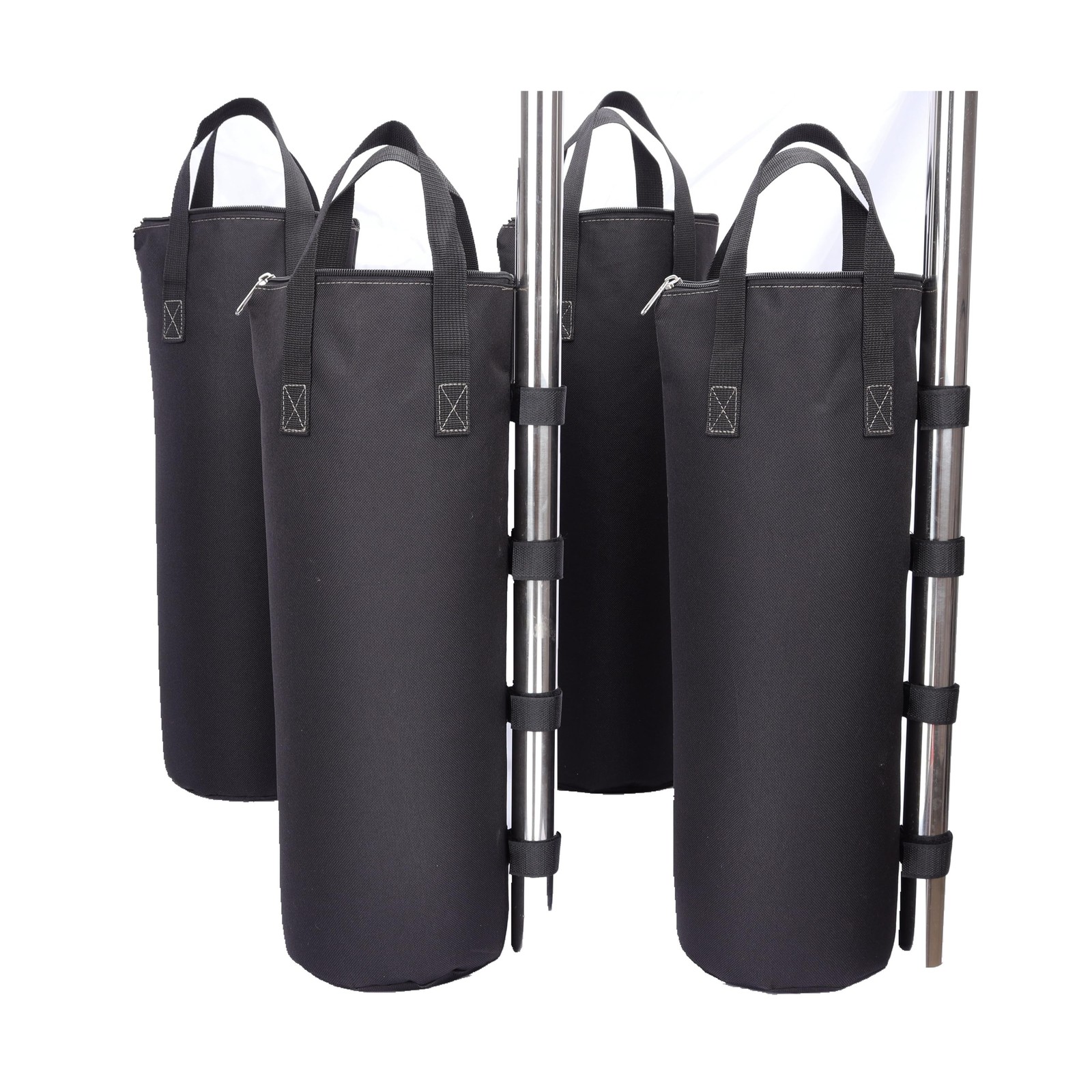 Zipper Top Sand Bags for Canopy Legs (120LBS Load Capacity, Without Sand) San...