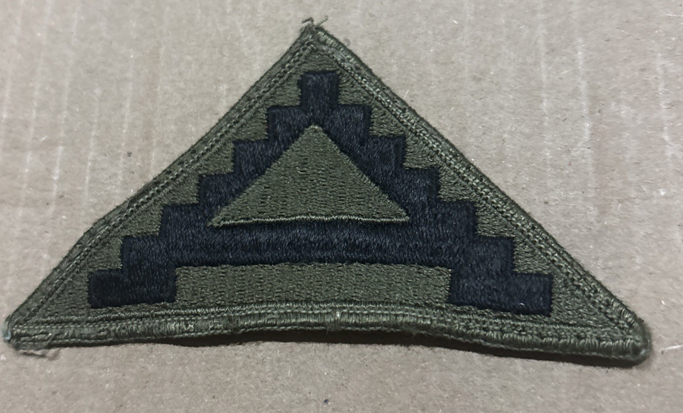 Army Patch: 7th Army - subdued, merrowed edge