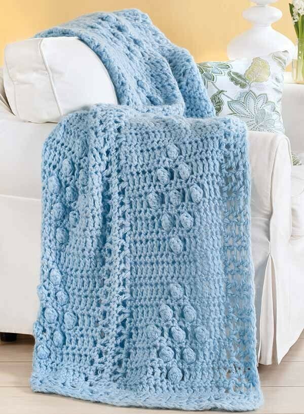 Crochet Pattern Book EASY Q-HOOK AFGHANS ~ 6 Designs