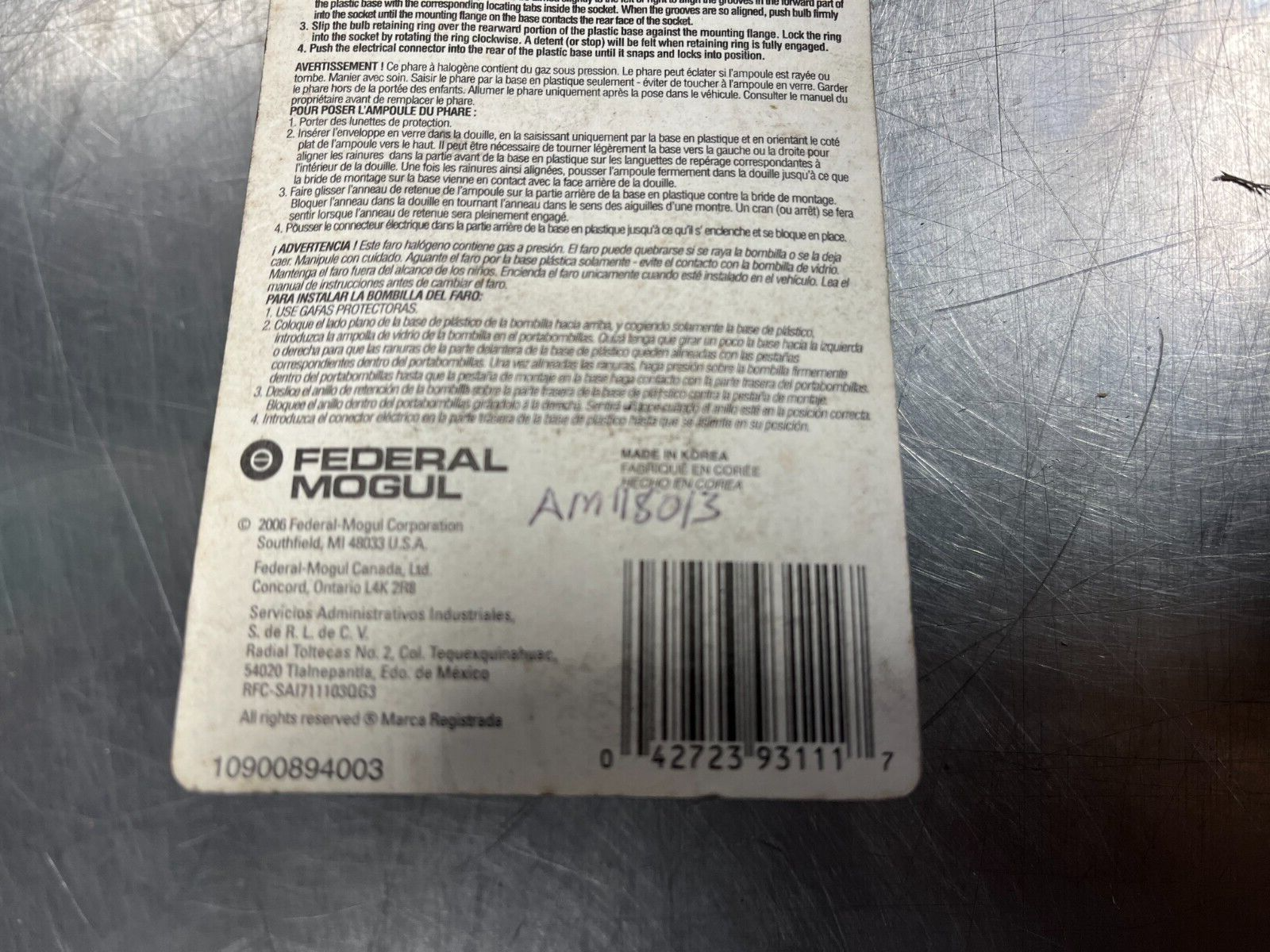 AM118013 John Deere Halogen Bulb