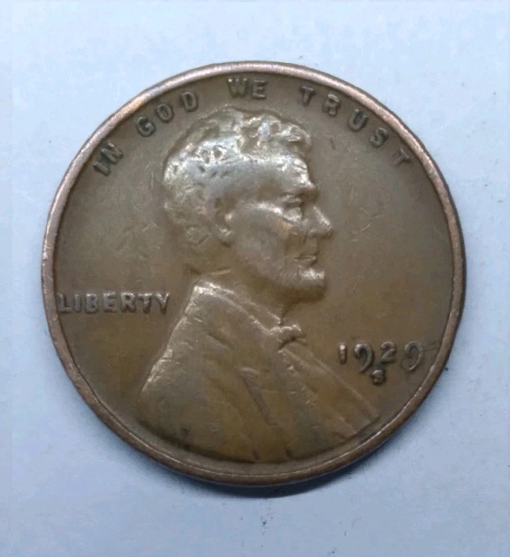 1929-S VF Lincoln Wheat Penny Cent Very Fine Nice Detail San Francisco #143