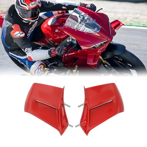 Motorcycle Fairing Wing Air Deflectors for Ducati Accessories, Motorcycle Red
