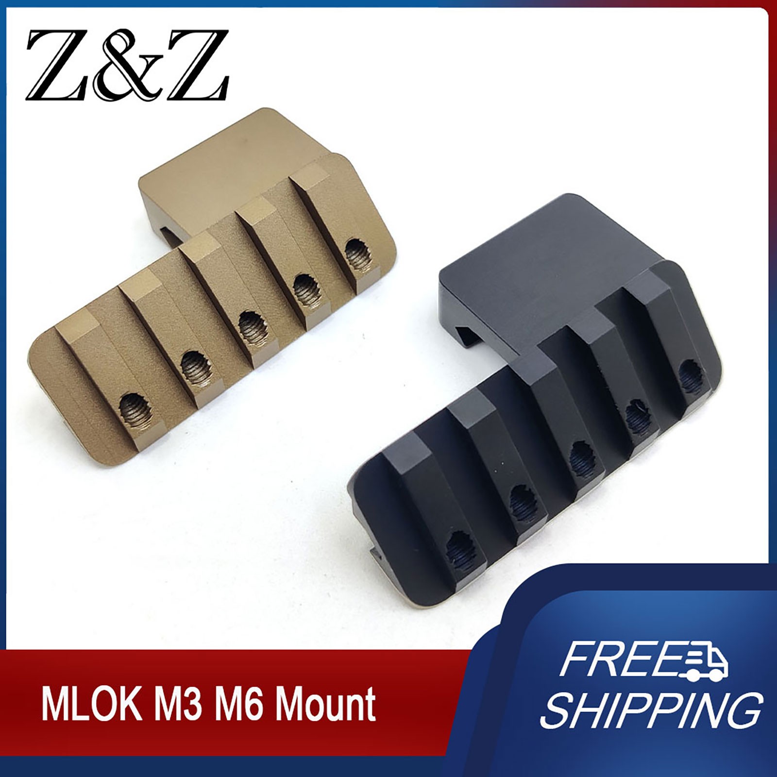 Hunting 45 Degree Offset 20mm Picatinny Rail Mount For Flashlight / Laser Sight
