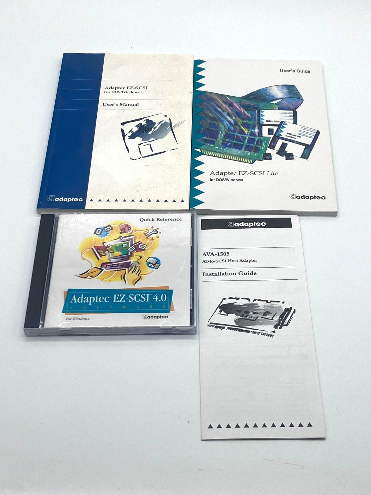 Adaptec EZ-SCSI 4.0 Software + Adaptec Manuals/User Guides