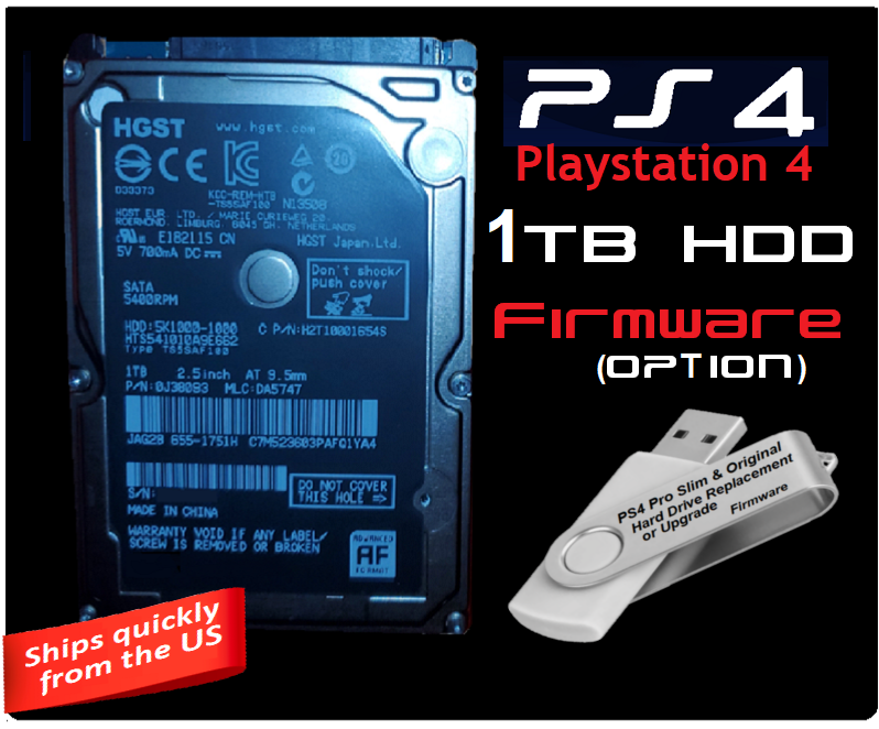Playstation 4 PS4 PRO Slim Original 1TB Internal Hard Drive Disk Drive OS Option