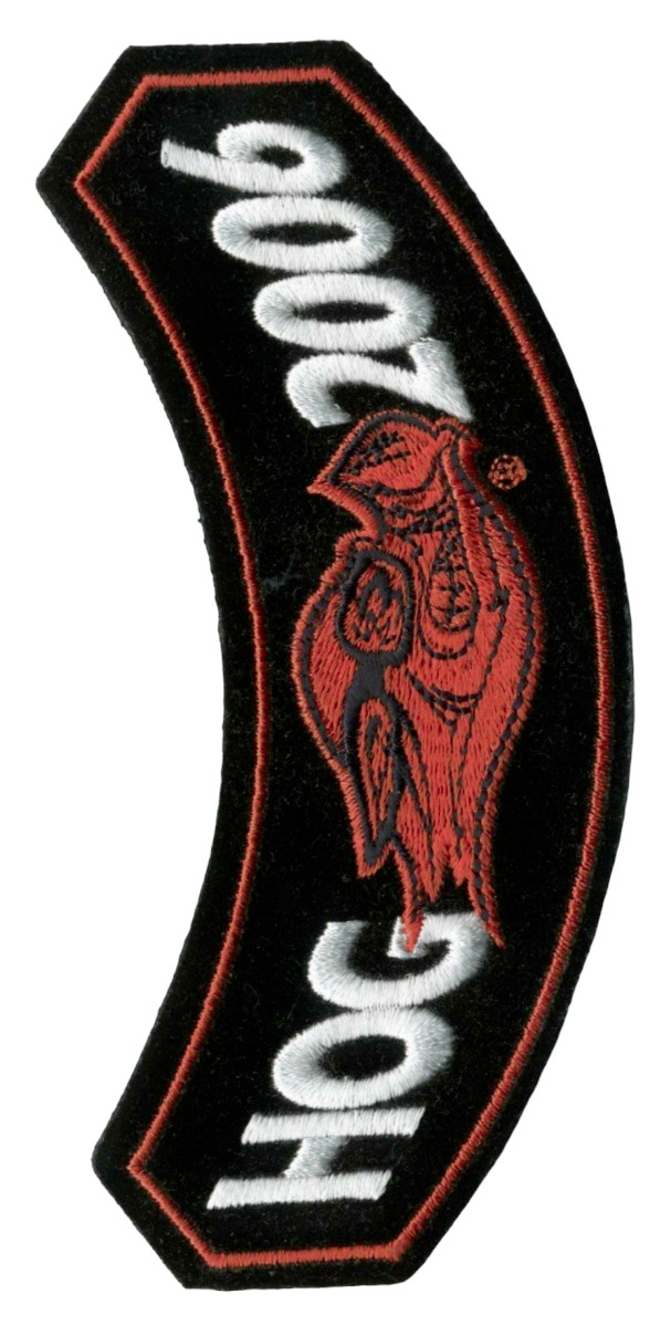 2006 HOG Patch Harley Davidson Owners Group Vest Jacket Rocker New